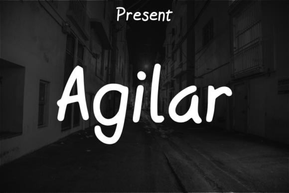Agilar: A Modern Script Typeface for Luxury Branding