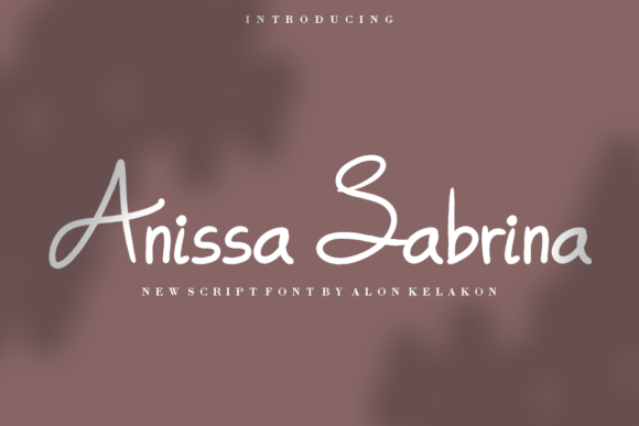 Anissa Sabrina Script Font for Elegant Campaign Design
