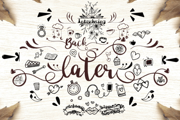Back Later Font for Bold Watercolor & Handwritten Campaigns