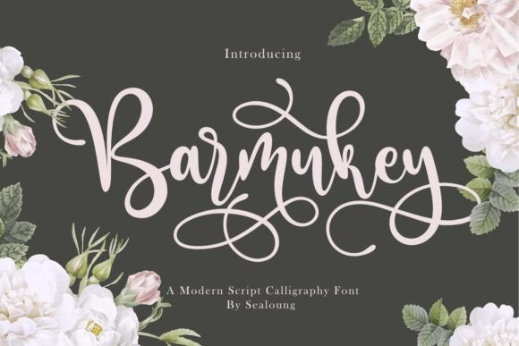 Barmukey: A Modern Script Handwritten Font for Small Business Branding