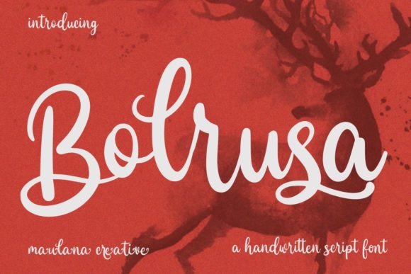 Bolrusa: A Fancy Handwritten Script Font for Digital Branding