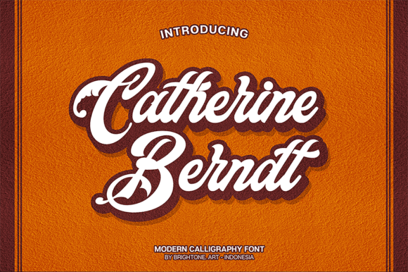 Catherine Berndt: Elegant Script Handwritten Font for Modern Design