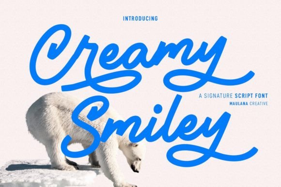 Creamy Smiley: A Casual Handwritten Script Font for Crafters