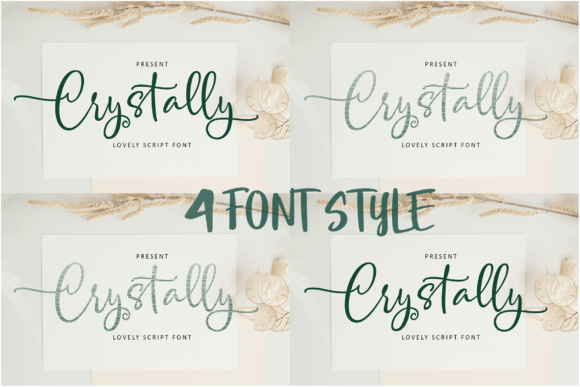 Crystally: A Dazzling Script Font for Elegant Brand Identity
