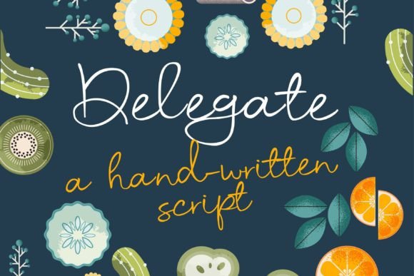 Delegate: A Quirky Handwritten Font for Editorial Charm