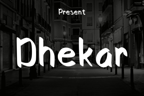 Dhekar Script Typeface for Elegant Branding