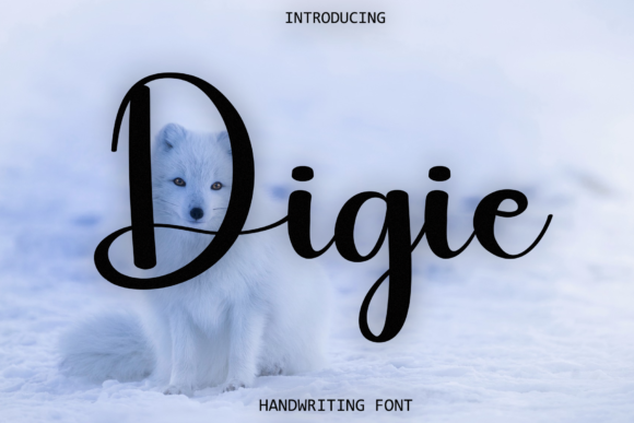 Digie: A Sweet Whimsical Script Font for Editorial Design