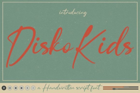 Disko Kids: A Playful Script Handwritten Font for Makers