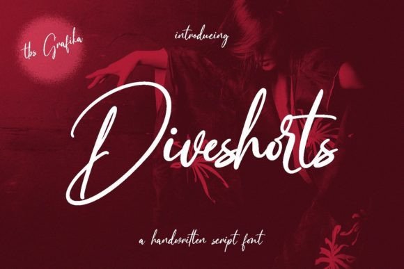 Diveshorts: A Fancy Signature Script Font for Digital Branding