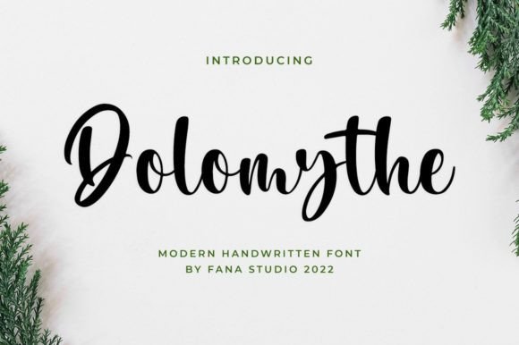 Dolomythe Script Font for Elegant Branding