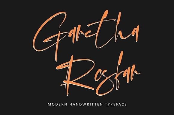 Garetha Rosfar: A Marker-Board Script Font for Scroll-Stopping Campaigns