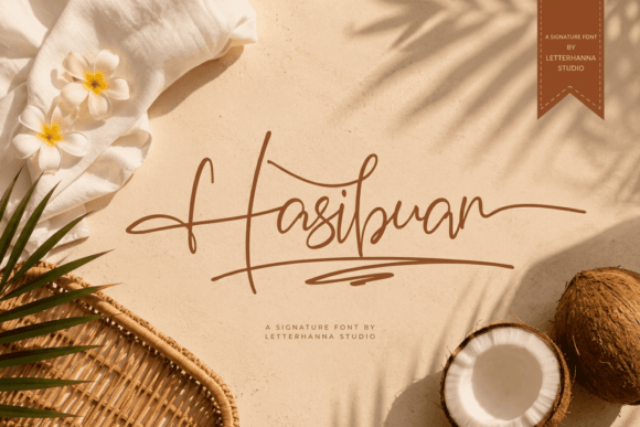 Hasibuan: A Script Handwritten Font That Feels Like Ink on Paper
