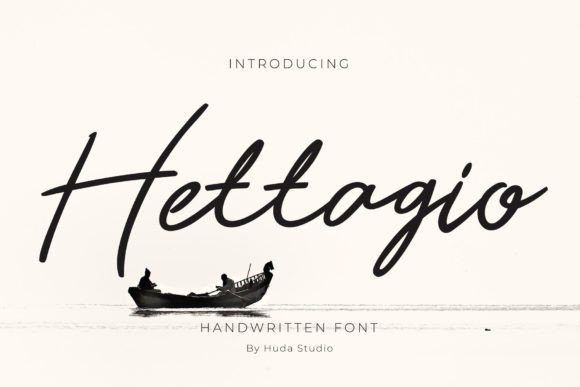 Hettagio: A Dazzling Script Font for Modern Digital Branding
