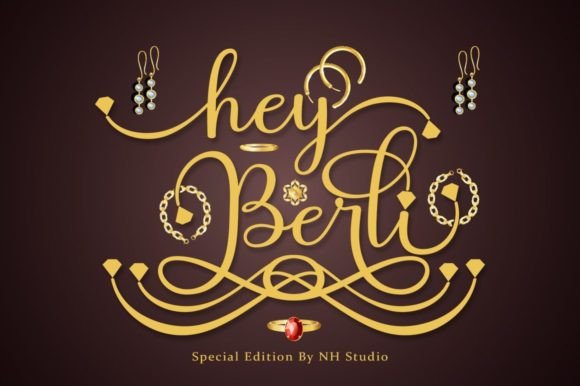 Hey Berli: A Sophisticated Script Font for Editorial Design