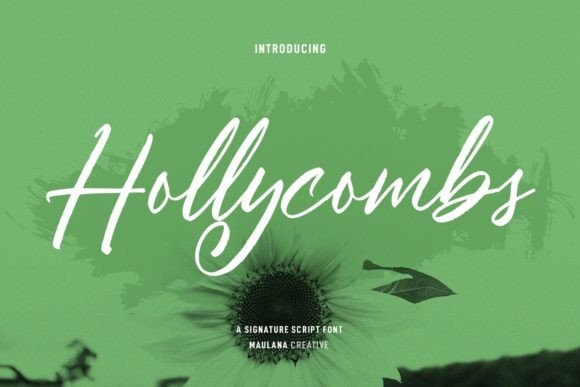 Hollycombs: A Casual Script Handwritten Font for Digital Branding