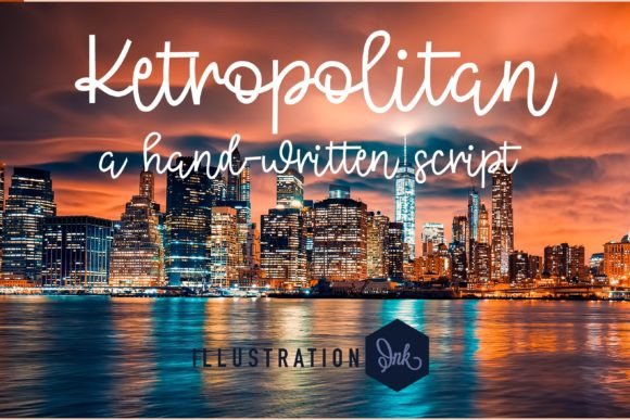 Ketropolitan: A Quirky Handwritten Font for Small Business Branding