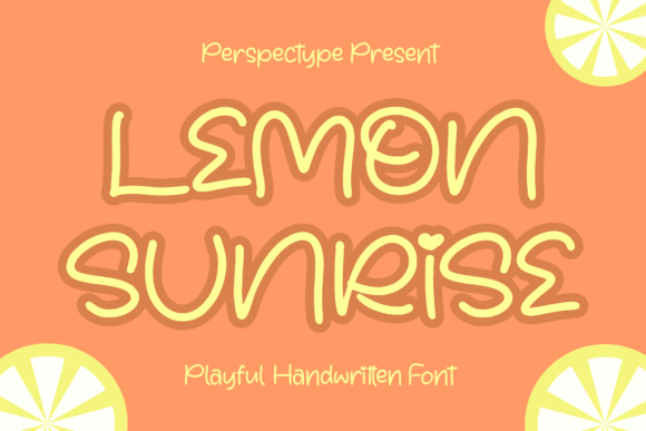 Lemon Sunrise: Playful Handwritten Font for Digital Branding