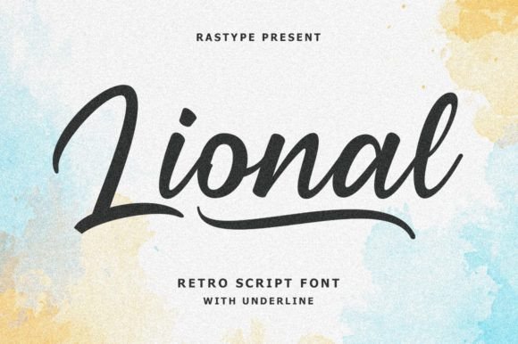 Lional Retro Script Font for Small Business Branding