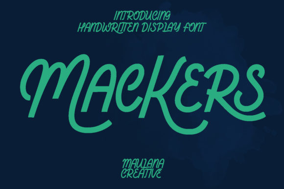 Mackers: Elegant Script Handwritten Font for Designers