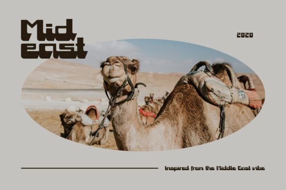 Mideast Script Handwritten Font for Bold Branding & Arabic-Inspired Design