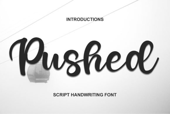 Pushed Script Font for Elegant Branding