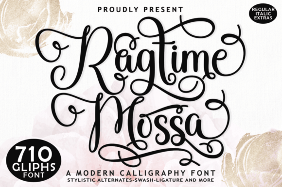 Ragtime Mossa: A Modern Calligraphy Typeface for Editorial Design