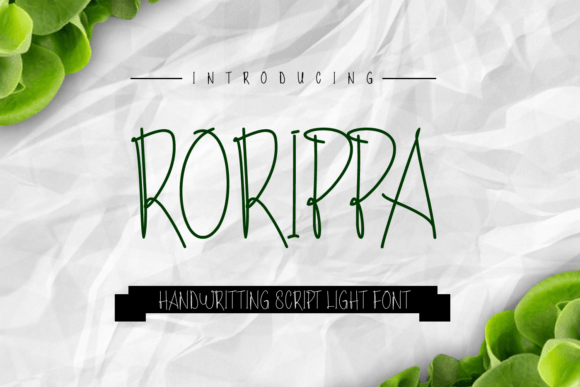 Rorippa: A Stylish Script Handwritten Font for Small Business Branding