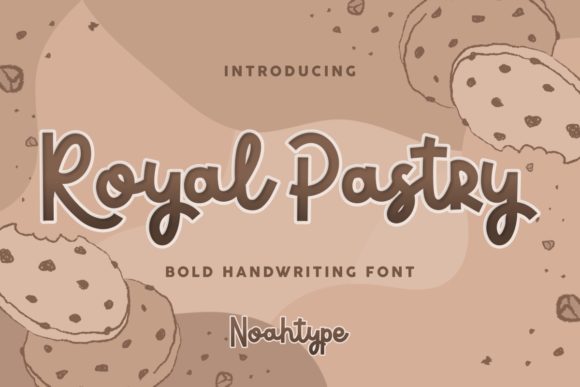 Royal Pastry Font for Handmade Branding & Printables