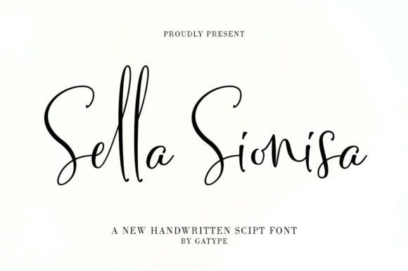 Sella Sionisa: An Elegant Script Font for Thoughtful Editorial Design