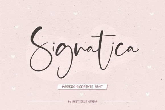 Signatica: A Script Handwritten Font for Elegant Branding