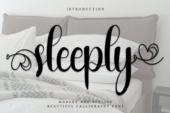 Sleeply Script Font for Elegant Handmade Designs