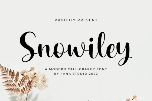 Snowiley: A Script Handwritten Font for Instant Elegance
