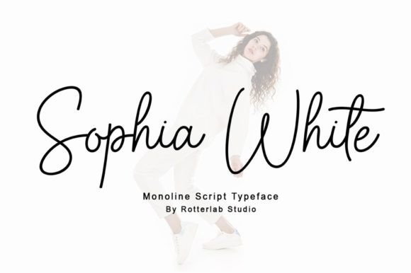 Sophia White Font for Polished Brand Identity