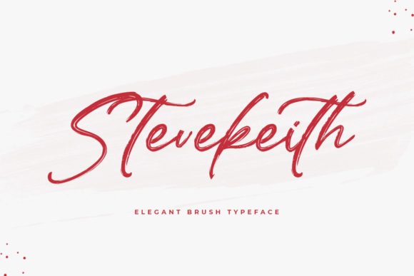 Stevekeith: A Modern Brushed Script Font for Editorial Warmth