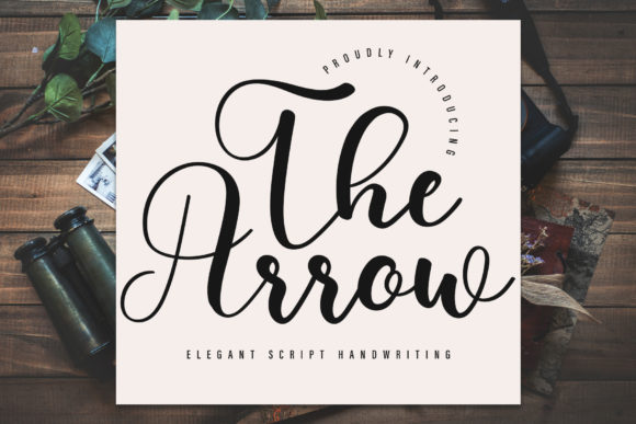 The Arrow Script Font for Polished Branding