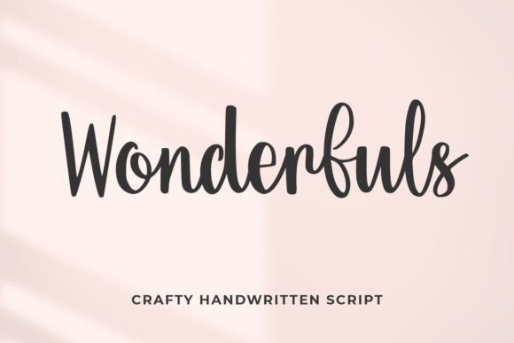 Wonderfuls Script Handwritten Font for Digital Branding